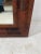 Wood Antique Empire Flame Mahogany Ogee Mirror With Reverse Painted Panel For Sale - Image 7 of 9