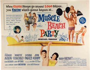 Muscle Beach Party Poster, 1960s