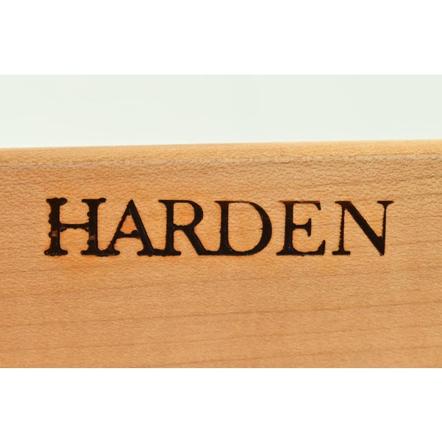 Harden Furniture Georgian Solid Cherry Wood Three-Drawer Block Front Dresser or Chest of Drawers For Sale - Image 9 of 15