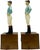 Mid-Century Modern Pair Vintage Vanderbilt Whitney Estate Equestrian Jockey Bookends For Sale - Image 3 of 10