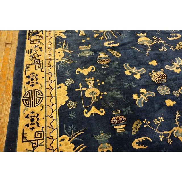 Chinese Early 20th Century Chinese Peking Carpet ( 8'2'' x 10'4'' - 250 x 315 ) For Sale - Image 3 of 11