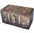 Mid 20th Century Hand-Crafted Brass-Inlaid Asian Wooden Chest Accent For Sale - Image 4 of 10