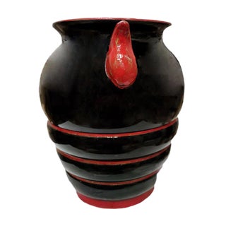 Terracotta Vase by Davide Fabbri for CIMA di Davide Fabbri, 1932 For Sale