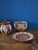 Elegant set of three vintage Zulu handwoven pieces, crafted in South Africa using traditional coiling techniques and...