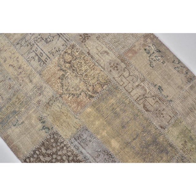 1960s Grey Vintage Area Rug For Sale - Image 5 of 10