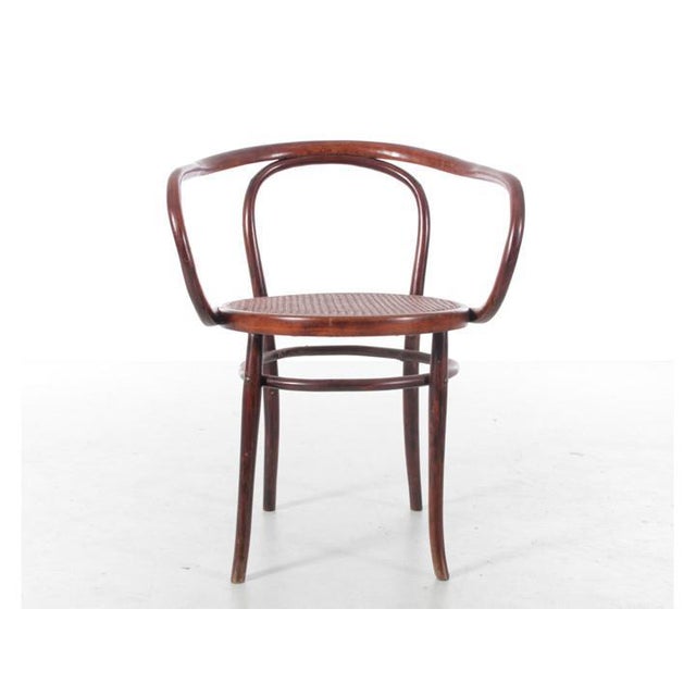 Mid-Century Baumann Modern Armchair in Bentwood, 1940s For Sale - Image 13 of 13
