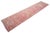 Pink Vintage Turkish Hand-Knotted Runner Rug Pink Hallway Kitchen Decor - 2′6″ × 11′5″ For Sale - Image 8 of 12