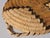 Brown 20th C Medium Hand Woven Hemp Tray With Handles For Sale - Image 8 of 8