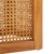 Early 21st Century Danez Hexagon Cane Accent Table in Natural / Natural For Sale - Image 5 of 9