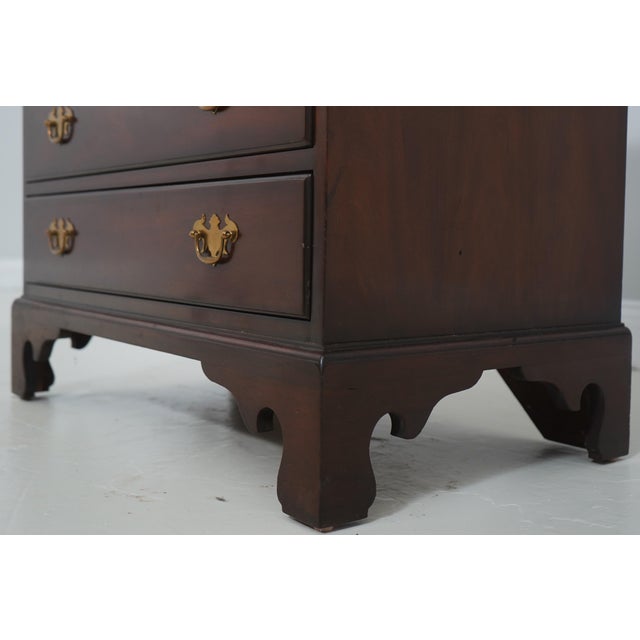 Wood Kittinger Wa 1031 Colonial Williamsburg Mahogany Bachelor Chest For Sale - Image 7 of 18