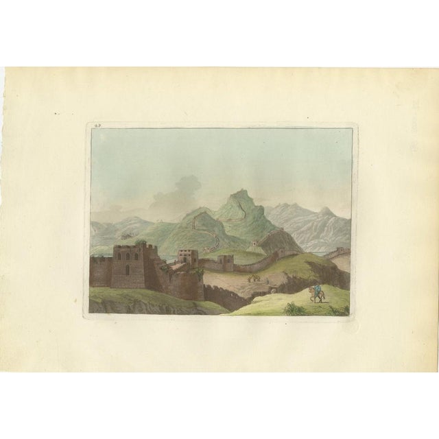 Great Wall of China Landscape – Ferrario Costume Series Engraving, 1815 This refined early nineteenth-century hand-colored...