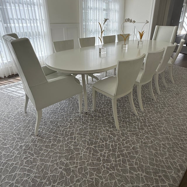 Animal Skin Pair of Hickory White Trace Arm Chairs For Sale - Image 7 of 12