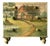 Hand-Painted Cottage Landscape Chest of Drawers, 19th Century For Sale