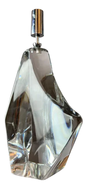 Iceberg Glass Candlestick by Daum Nancy
