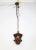 Mid 20th Century Black Birdhouse Lantern With Amber Blown Glass For Sale - Image 11 of 11