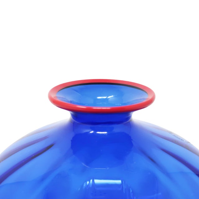 2000 - 2009 Venini Murano Glass Vase For Sale - Image 5 of 8