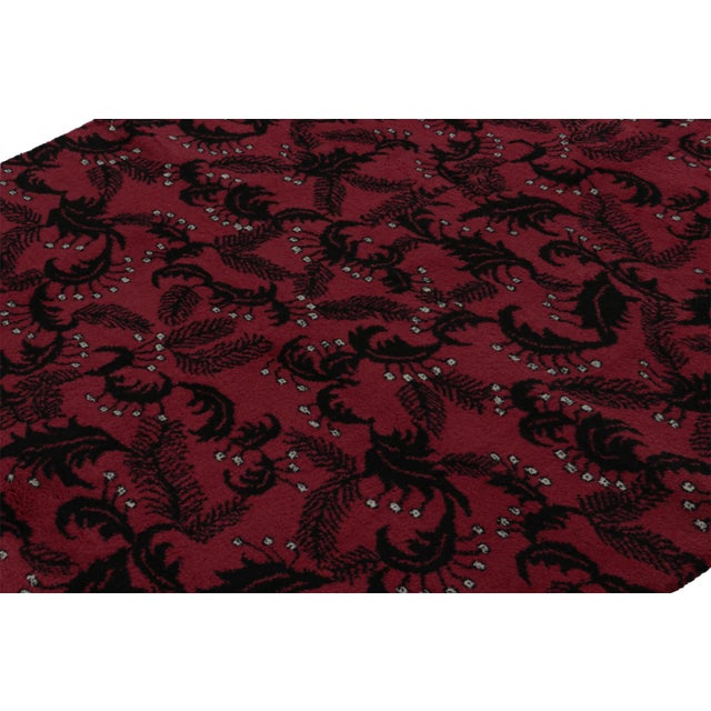 Rug & Kilim 1960s Vintage Zeki Muren Rug in Red With Abstract All Over Pattern For Sale - Image 4 of 7