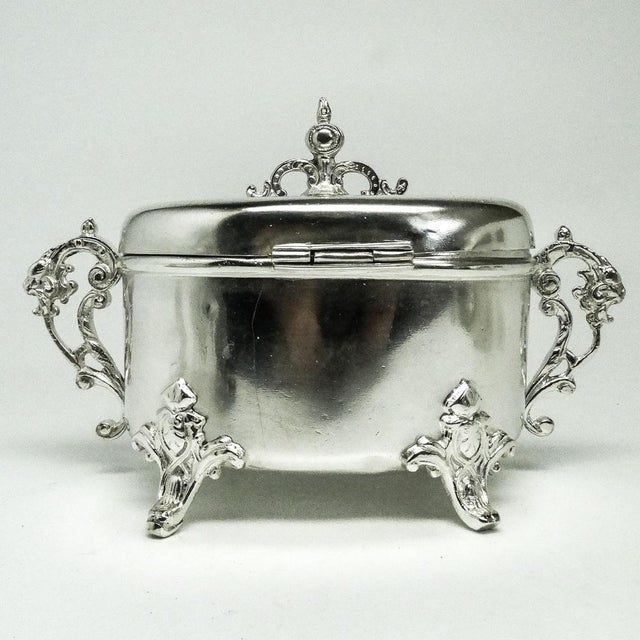 Silver Polish Biedermeier Sugar Bowl from Bauminger, 1890s For Sale - Image 8 of 15