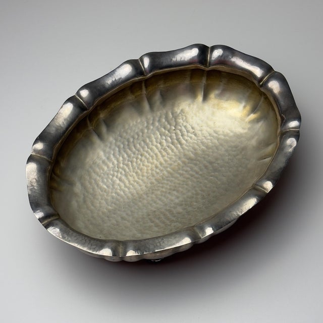 Vintage Silver-Plated Bread Basket, Italy, 1950s For Sale - Image 11 of 16