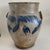 Antique Late 19th Century New England 2 Gal Churn With Cobalt Blue Tulips For Sale - Image 10 of 17