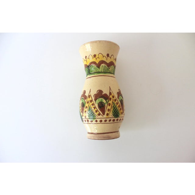 1970s Terracotta Pottery Vase Vintage For Sale - Image 5 of 6
