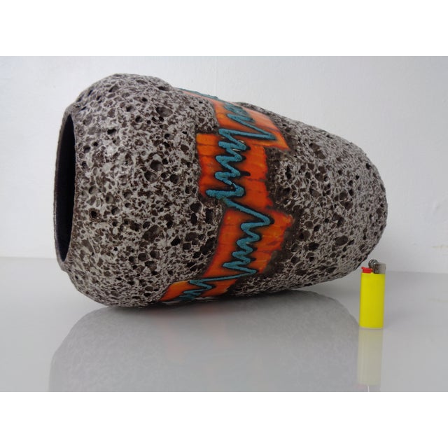 Large Pop Art Lava Ceramic 546-40 Vase from Scheurich, Germany, 1970s For Sale - Image 14 of 18