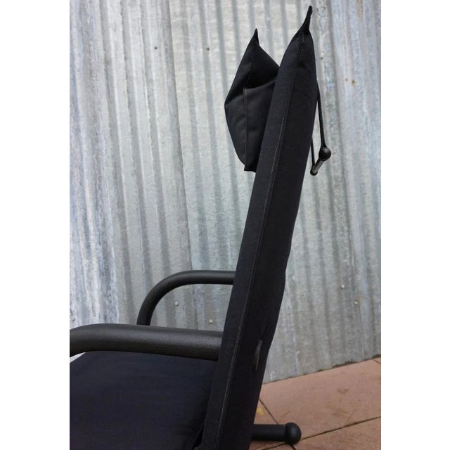 T-Line high back fauteuil/ armchair, postmodern Italian design by the German born Burkhard Vogtherr for Arflex Italy in...