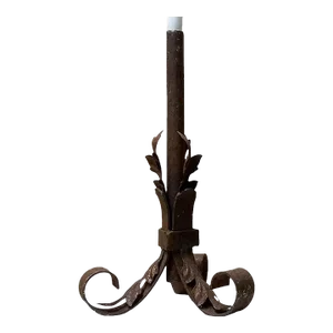 Mid 20th Century Iron Candle Holder