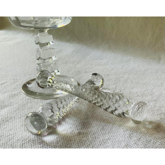 Cambridge Glass Company 1930s Art Deco Cambridge Glass Cocktail Muddlers, Crystal Barware ,Pair of 2, Nantucket Estate For Sale - Image 4 of 10