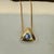 Early 21st Century Three Piece Tanzanite Pendant & Earring Set In 14 Karat Yellow Gold with Chain For Sale - Image 5 of 18