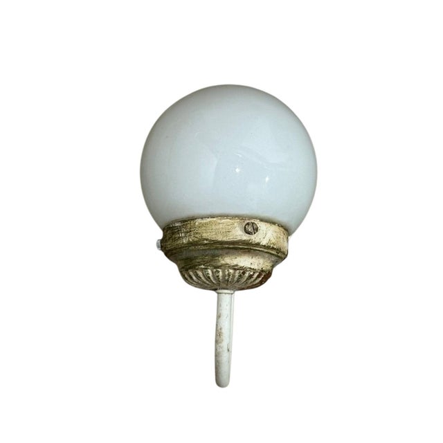 Good vintage condition Add a touch of nostalgic charm and soft illumination to your home with this exquisite vintage wall...