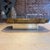 Postmodern 1970s Large Brass and Woodgrain Lacquer Coffee Table For Sale - Image 3 of 12