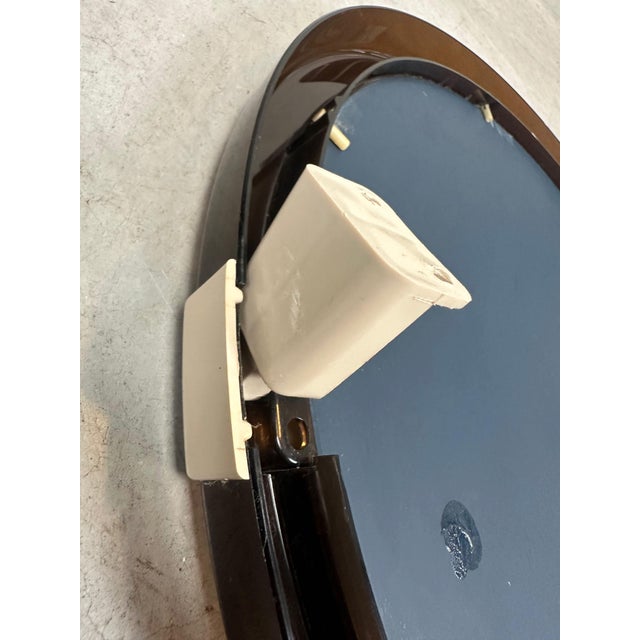 1970s Vintage Tilting Mirror in Smoked Acrylic Glass, 1970s For Sale - Image 5 of 14