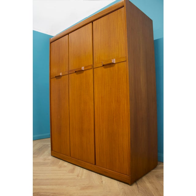 Wood Teak Wardrobe from Elliots of Newbury, 1960s For Sale - Image 7 of 10