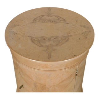 Ca. 1990s Henredon Charles X Collection Round End Bedside Chest Table Nightstand For Sale