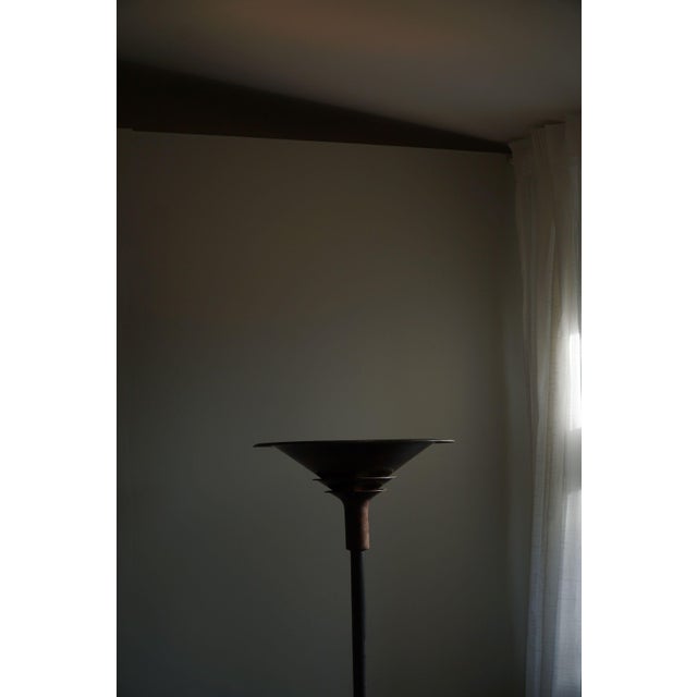 Art Deco Danish Model a-Lamp Uplight Floor Lamp attributed to Louis Poulsen,, 1930s For Sale - Image 16 of 18