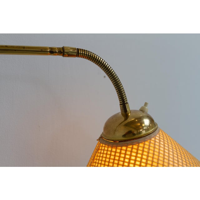 Swedish Swivel Arm Brass Wall Lamp by EAE, 1950s For Sale - Image 6 of 18