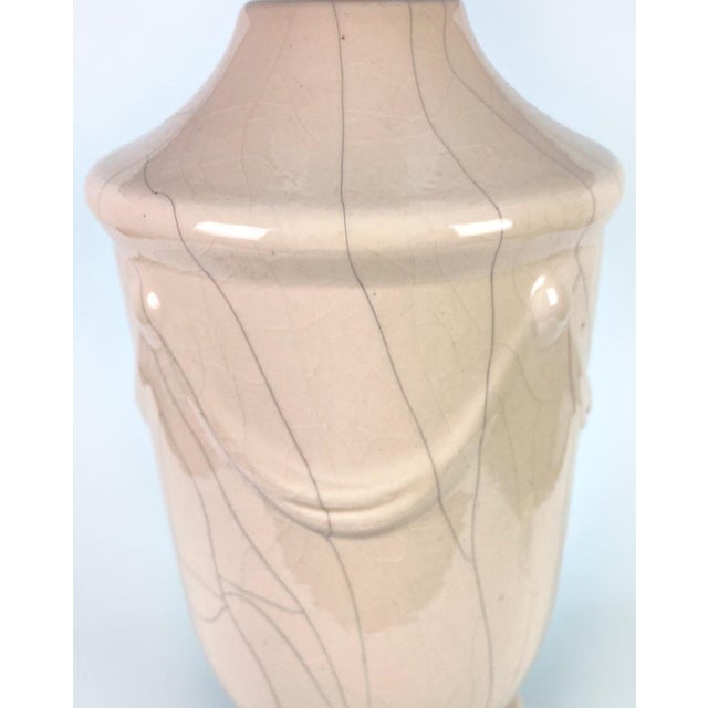 Crackled Ceramic Lamps, Sweden, 1970, Set of 2 For Sale - Image 3 of 9