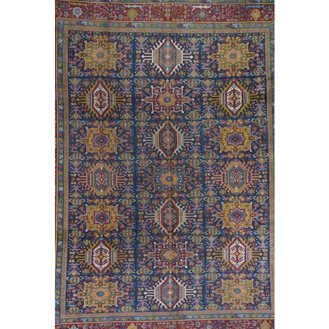 1920s Antique Heriz Rug 8'2'' x 10'7'' For Sale - Image 5 of 11