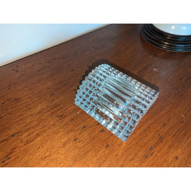 Late 20th Century Handsomely Elegant Cut Crystal Vide Poche, Ash Tray For Sale - Image 5 of 7