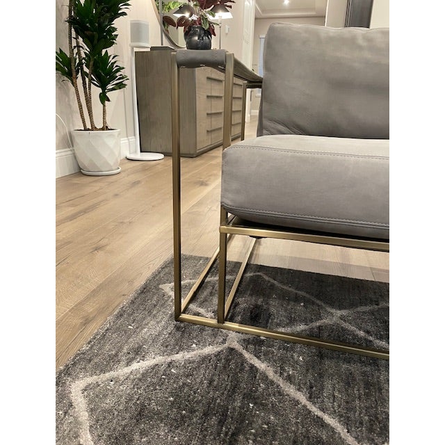 Milo Baughman Set of Two Milo Baughman for Restoration Hardware Chairs For Sale - Image 4 of 13