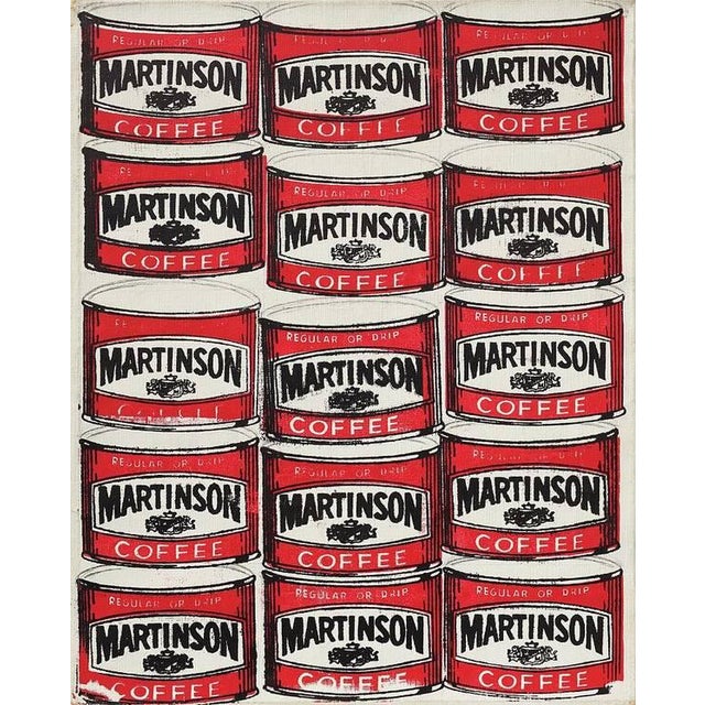 Contemporary Andy Warhol Martinson Coffee Can Print 8x10 For Sale
