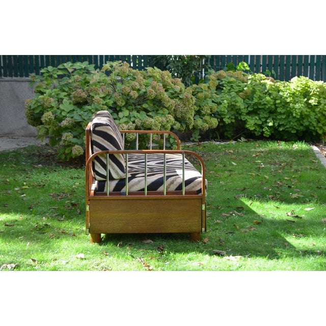 Lounger Sofa H-215 by Jindrich Halabala for Up Zavody, 1930s For Sale - Image 10 of 15