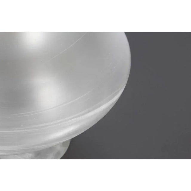 Glass Mushroom Table Lamp attributed to Peill & Putzler, Germany, 1970s For Sale - Image 4 of 7