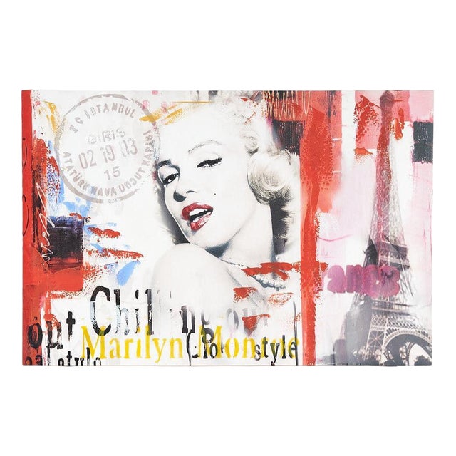 Unknown, Marilyn Monroe, Print on Canvas For Sale