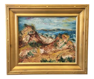 1963 Original Signed "Fire Island" Impasto Painting
