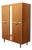 Mid Century Modern Vintage Teak Triple Armoire Wardrobe by Stonehill For Sale