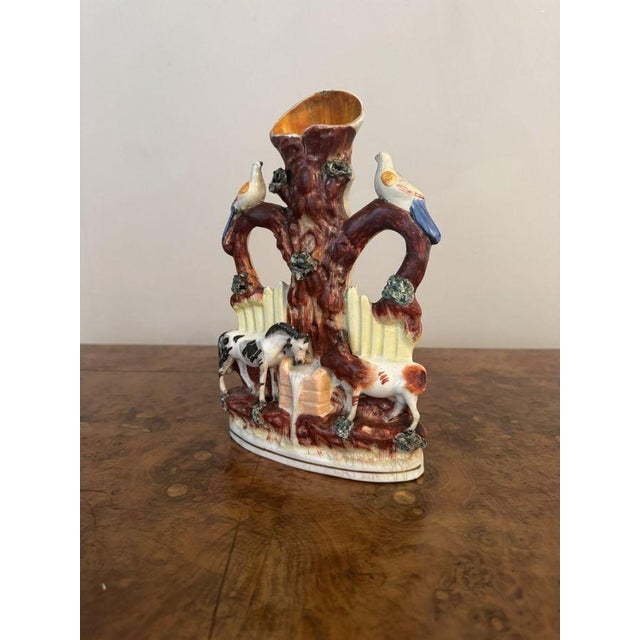 Antique Victorian Staffordshire Figure, 1880 For Sale - Image 4 of 7