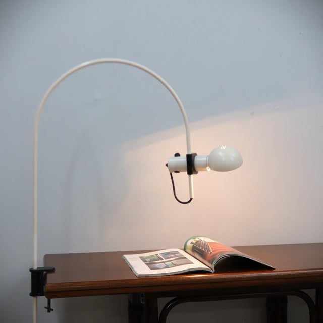 Arc Table Clamp Lamp by Raul Barbieri for Tronconi, 1970s For Sale - Image 6 of 12