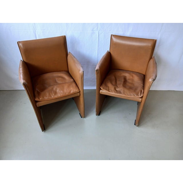 1980s 401 Break Armchairs by Mario Bellini for Cassina, 1970s, Set of 2 For Sale - Image 5 of 16